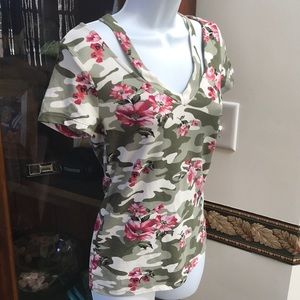 Floral Camo Tee